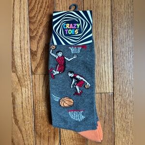 Gray Basketball Casual Socks Men’s size 10-13